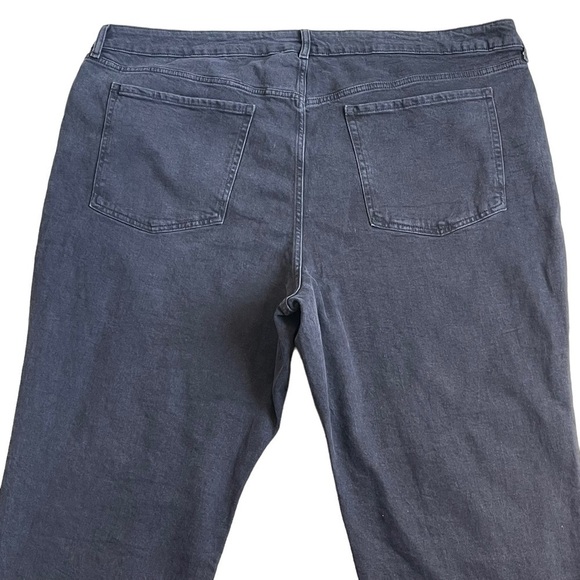 Old Navy Women’s High-Waisted OG Straight Black Jeans Plus Size 28 Mom Denim - Picture 8 of 11